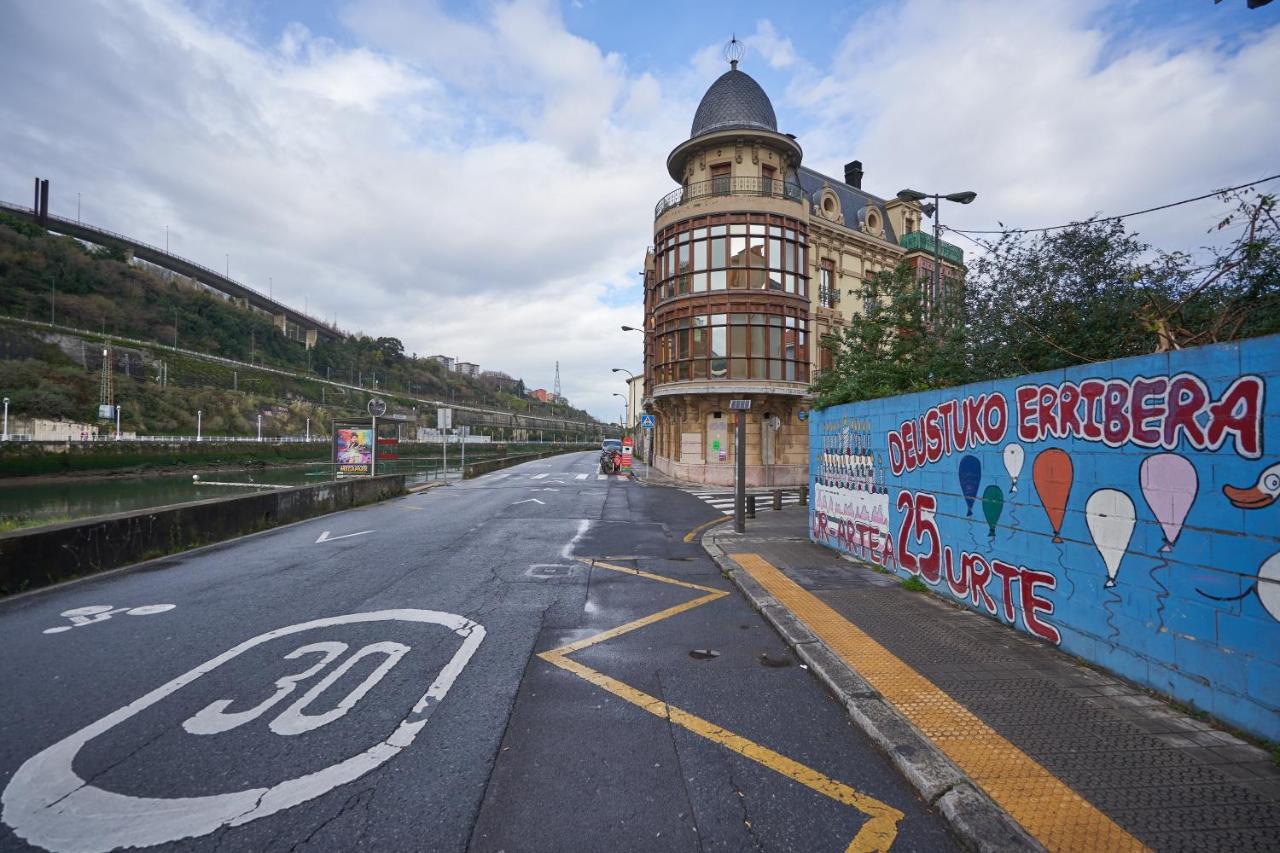 Apartamento Bio Exclusivo Con Mirador En Bilbao Y Aparcamiento Publico Gratuitoアパートメント エクステリア 写真