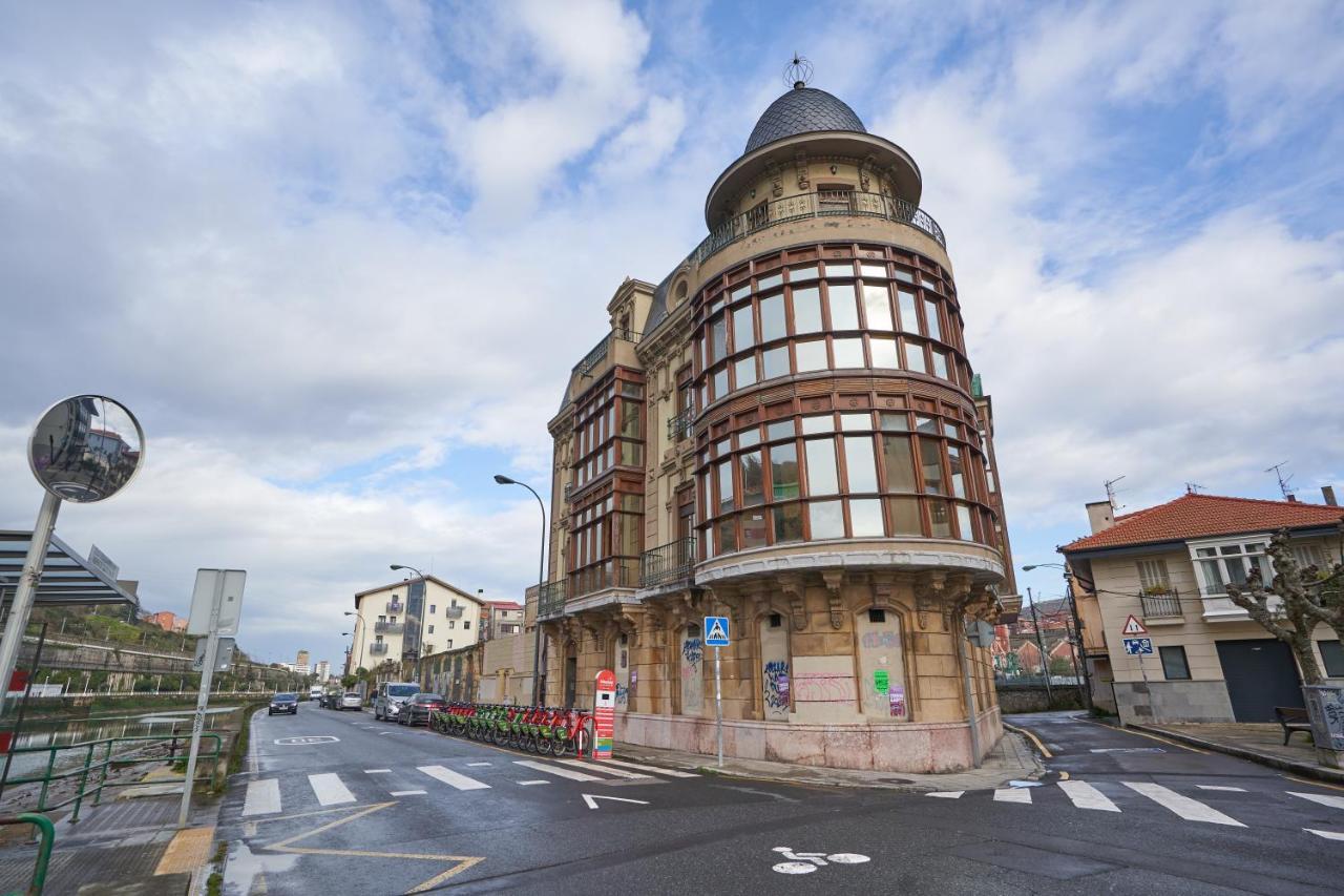 Apartamento Bio Exclusivo Con Mirador En Bilbao Y Aparcamiento Publico Gratuitoアパートメント エクステリア 写真