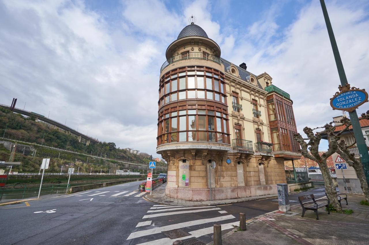 Apartamento Bio Exclusivo Con Mirador En Bilbao Y Aparcamiento Publico Gratuitoアパートメント エクステリア 写真